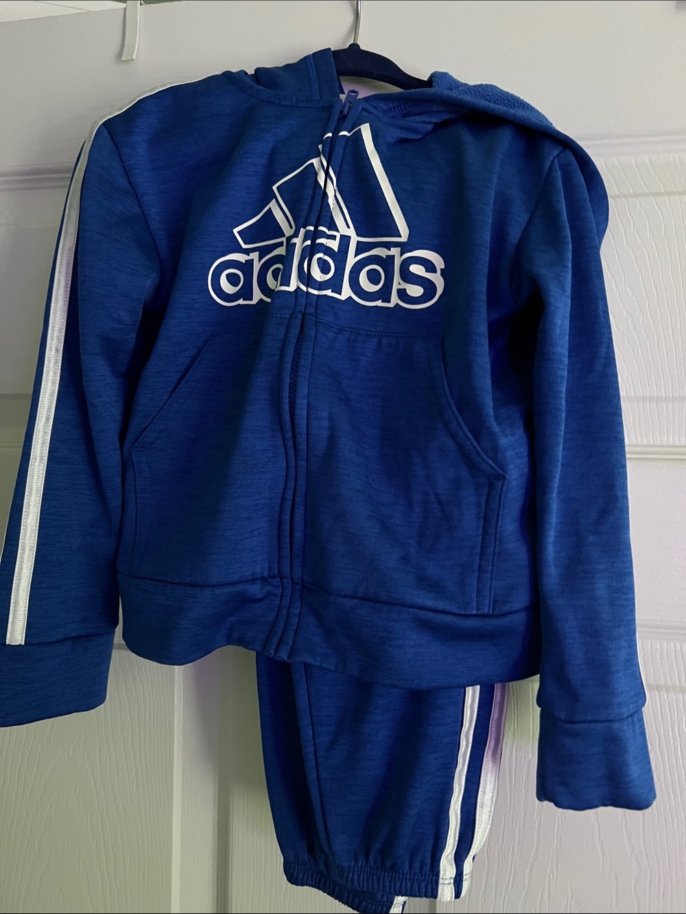 adidas Royal Blue Hoodie and Joggers Set